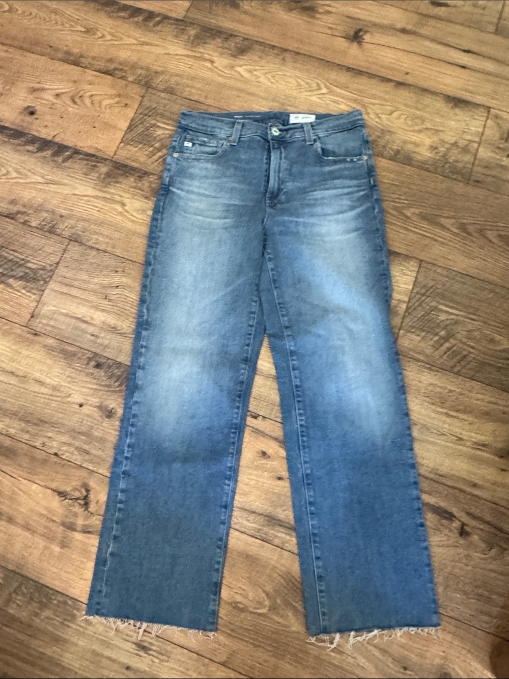 Women’s AG Brinkley mid rise straight jeans 27
